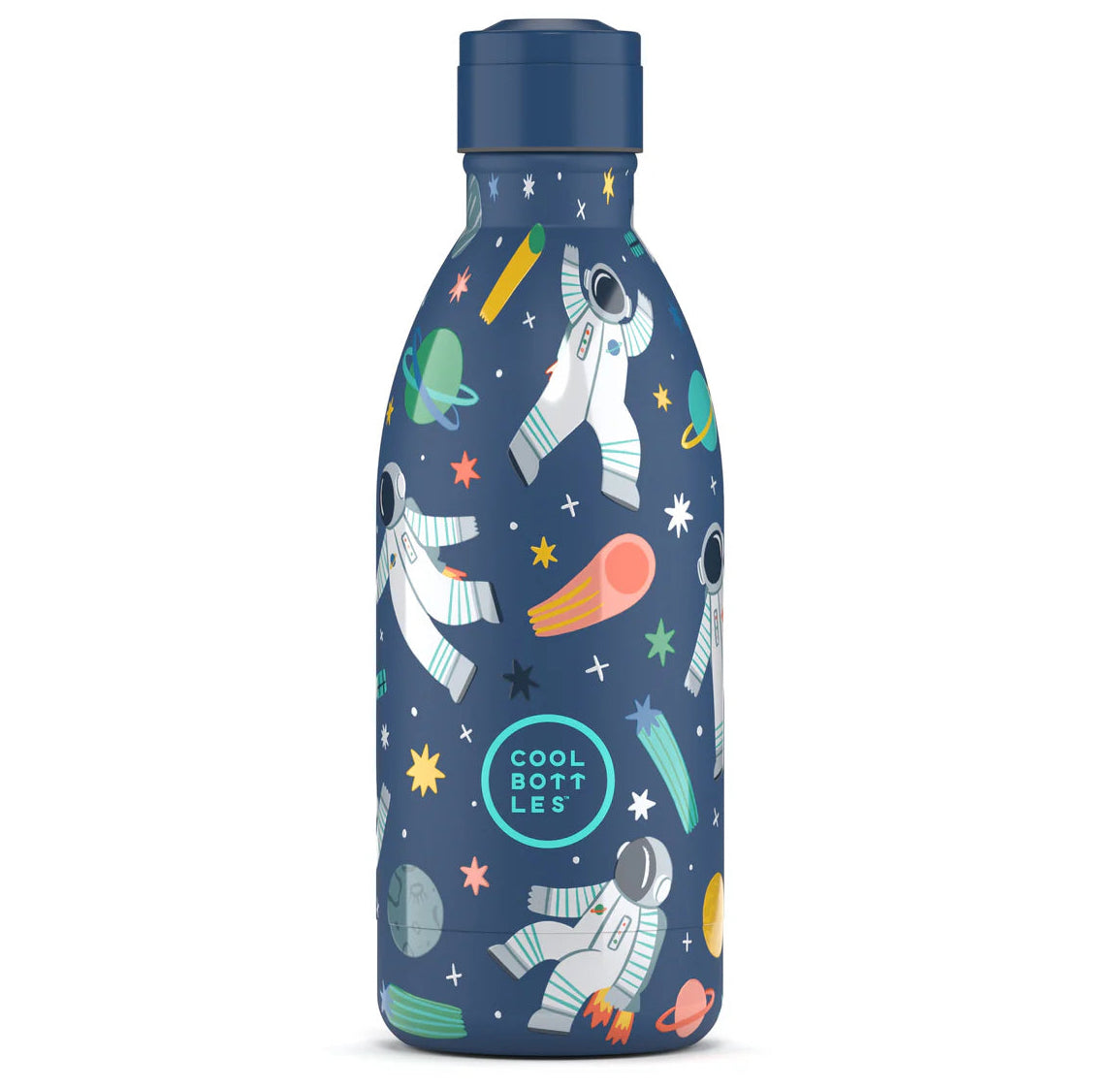 Botella de acero con pajita 500 ml. · galactic ride