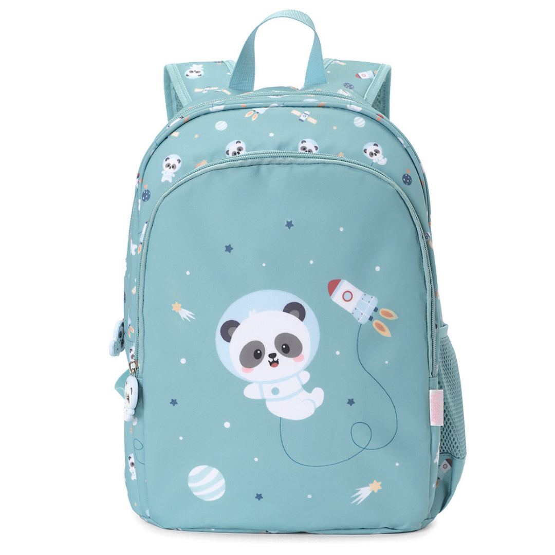 Mochila TUTETE mediana con llavero personalizable · panda in space