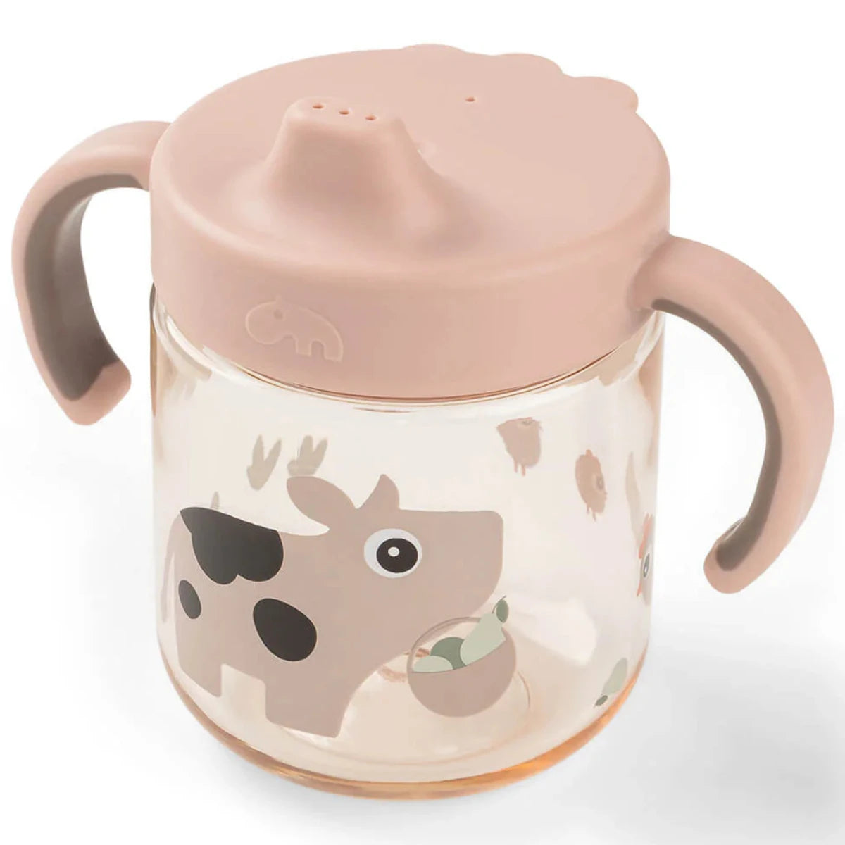 Taza de aprendizaje con asas DONEBYDEER · tiny farm rosa