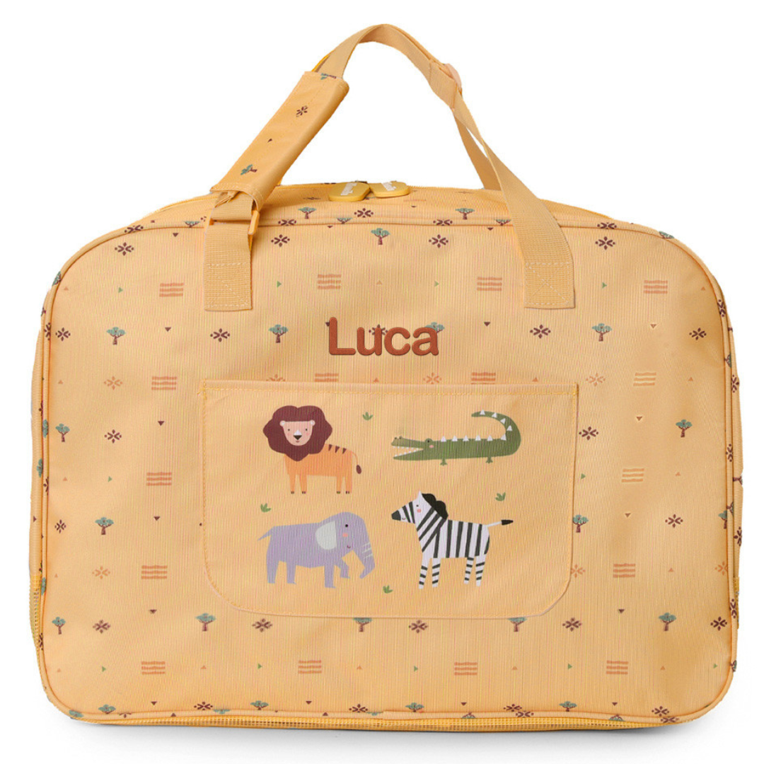 Bolso de playa con rejilla personalizable · wild animals