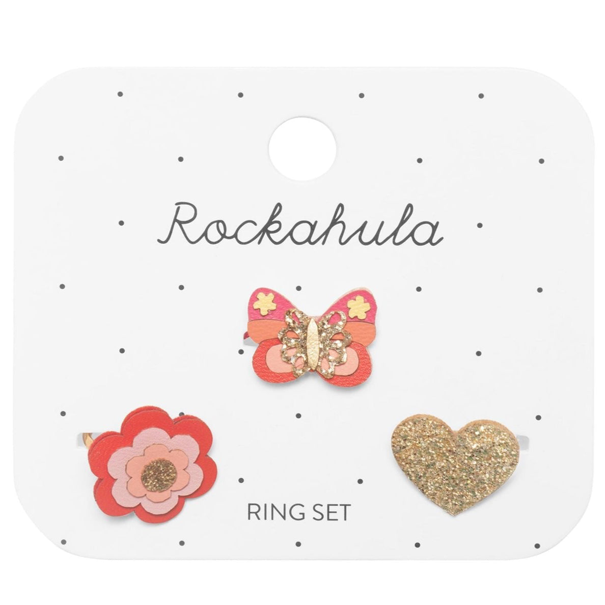 Set 3 anillos ROCKAHULA kids · bella butterfly