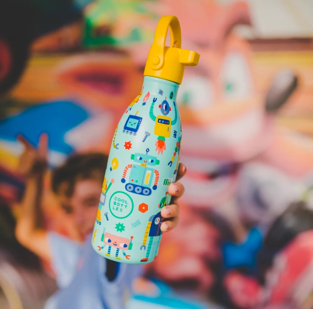 Botella de acero con pajita 500 ml. · short Circuit