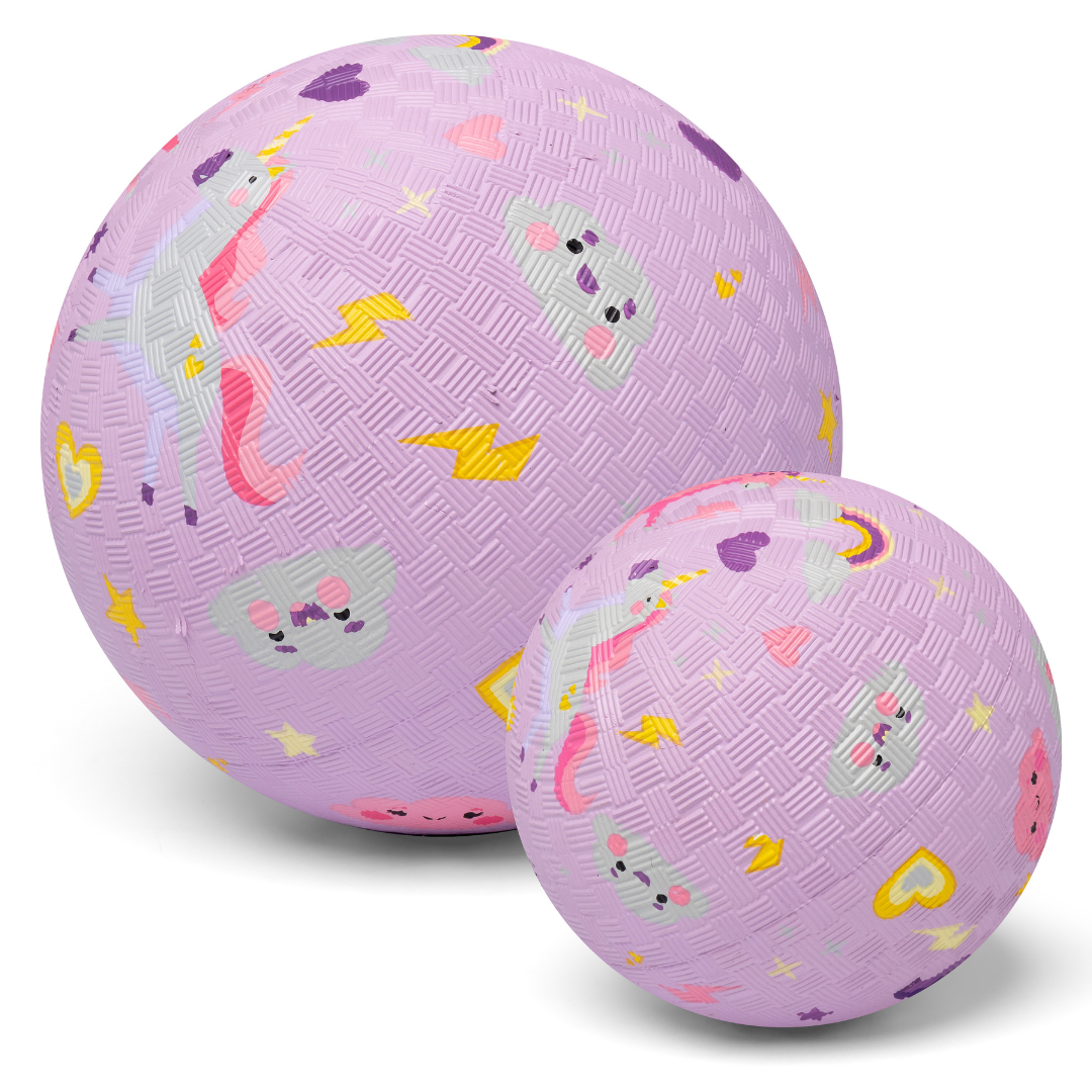 Pelota de caucho natural · unicornios
