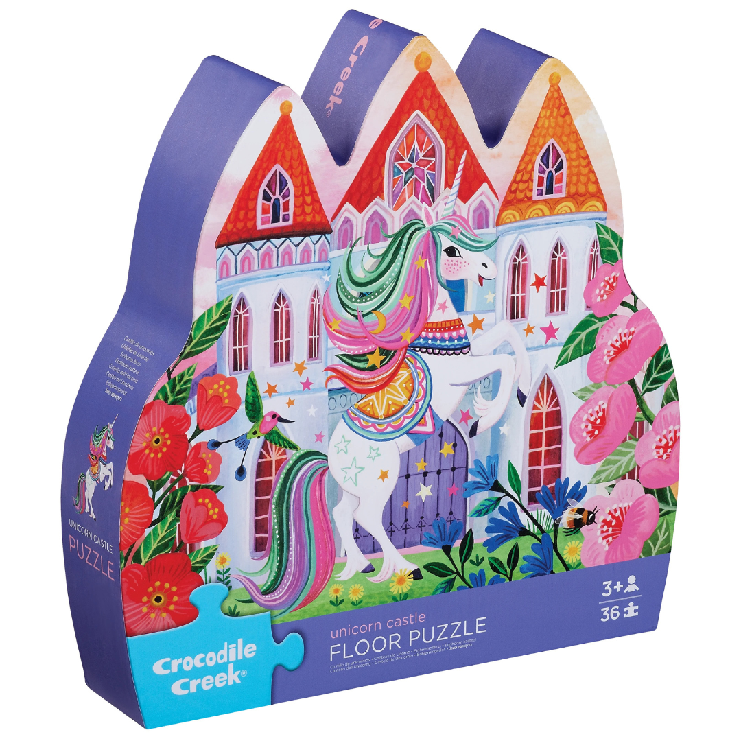 MAXI puzzle castillo de unicornios: 36 piezas