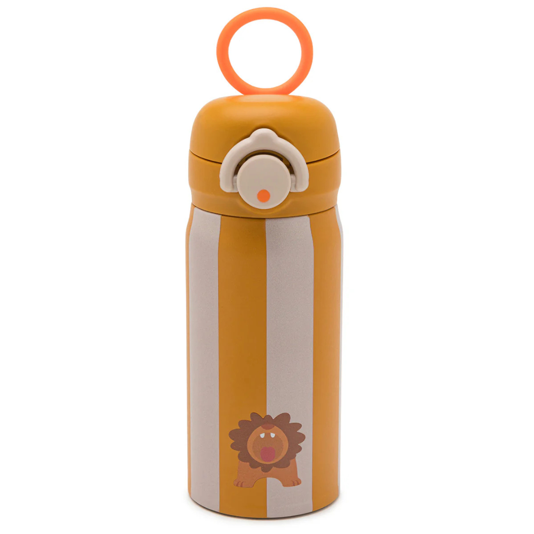 Botella de acero térmica NOUI NOUI 350ml. · león