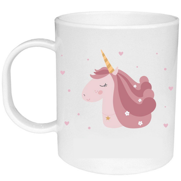 Taza de plástico Tutete · Magical Unicorn