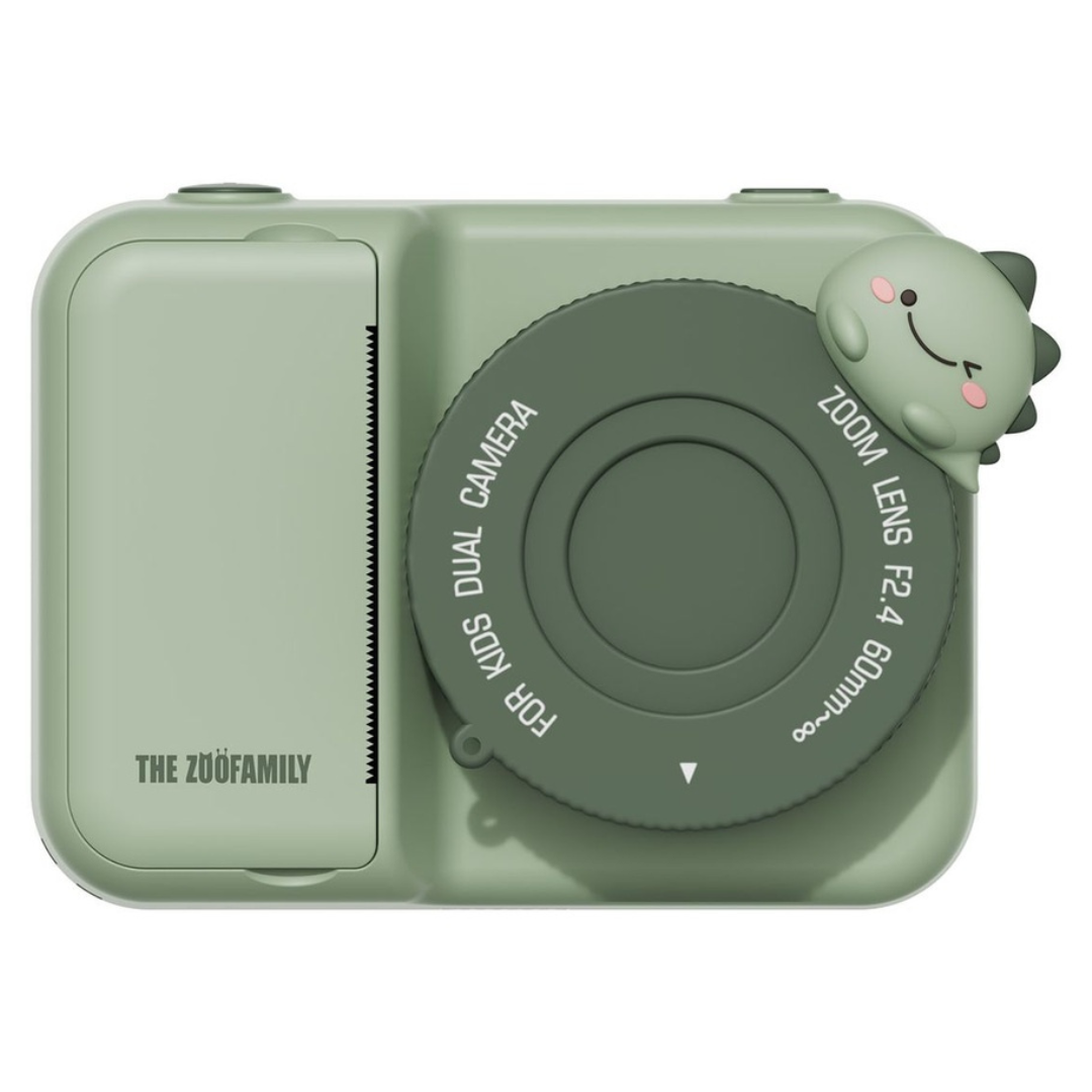 Cámara digital con impresión ZOO PRINT · dinosaurio