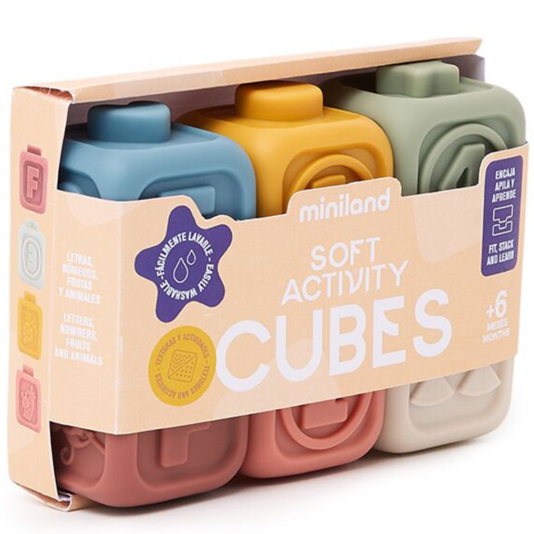 Cubos de actividades blanditos