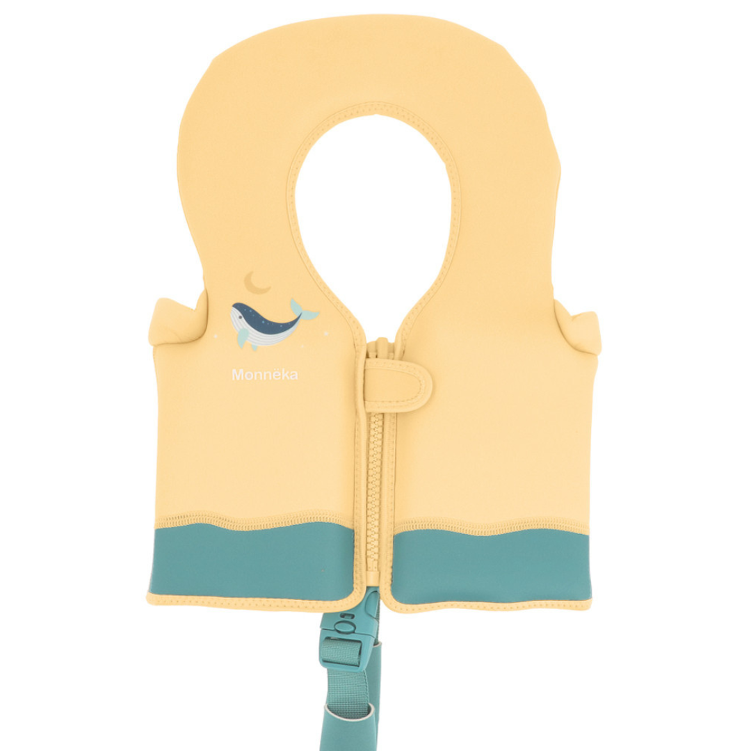 Chaleco flotador de aprendizaje MONNËKA para 1-2 años · whale teal