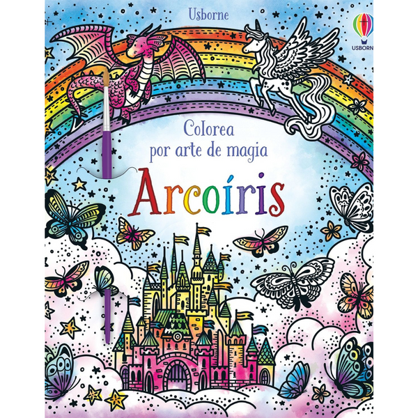 Colorea por arte de magia · Arcoíris