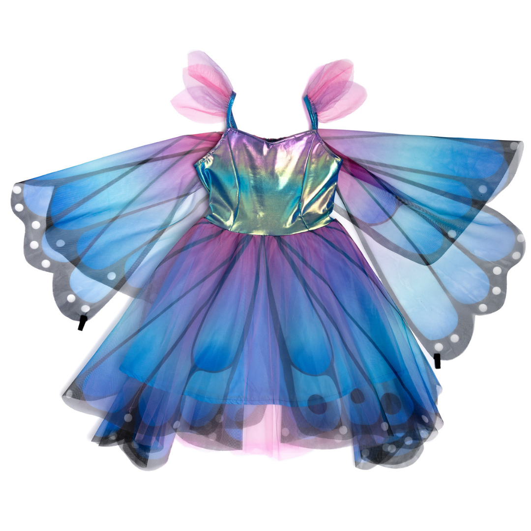 Vestido de Mariposa con Alas · 5-6 años