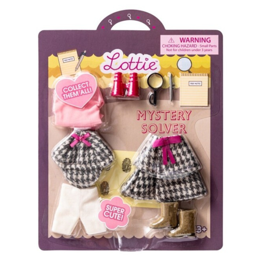Conjunto de ropa para muñeca LOTTIE: detective