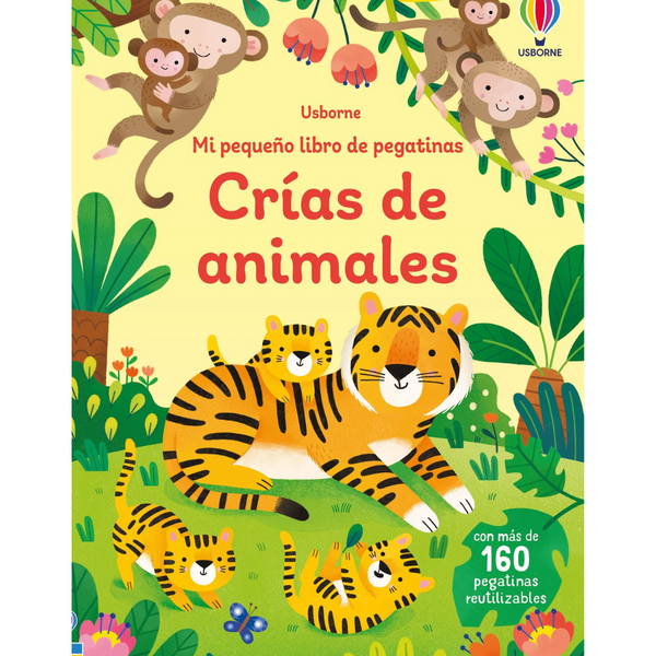 Mi pequeño libro de pegatinas · Crías de animales