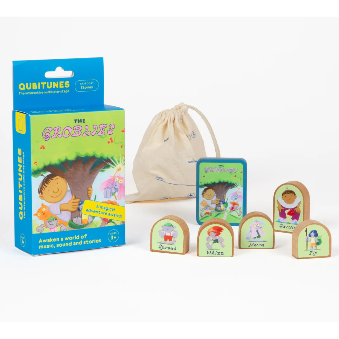 Qubitunes juego · los Groblies