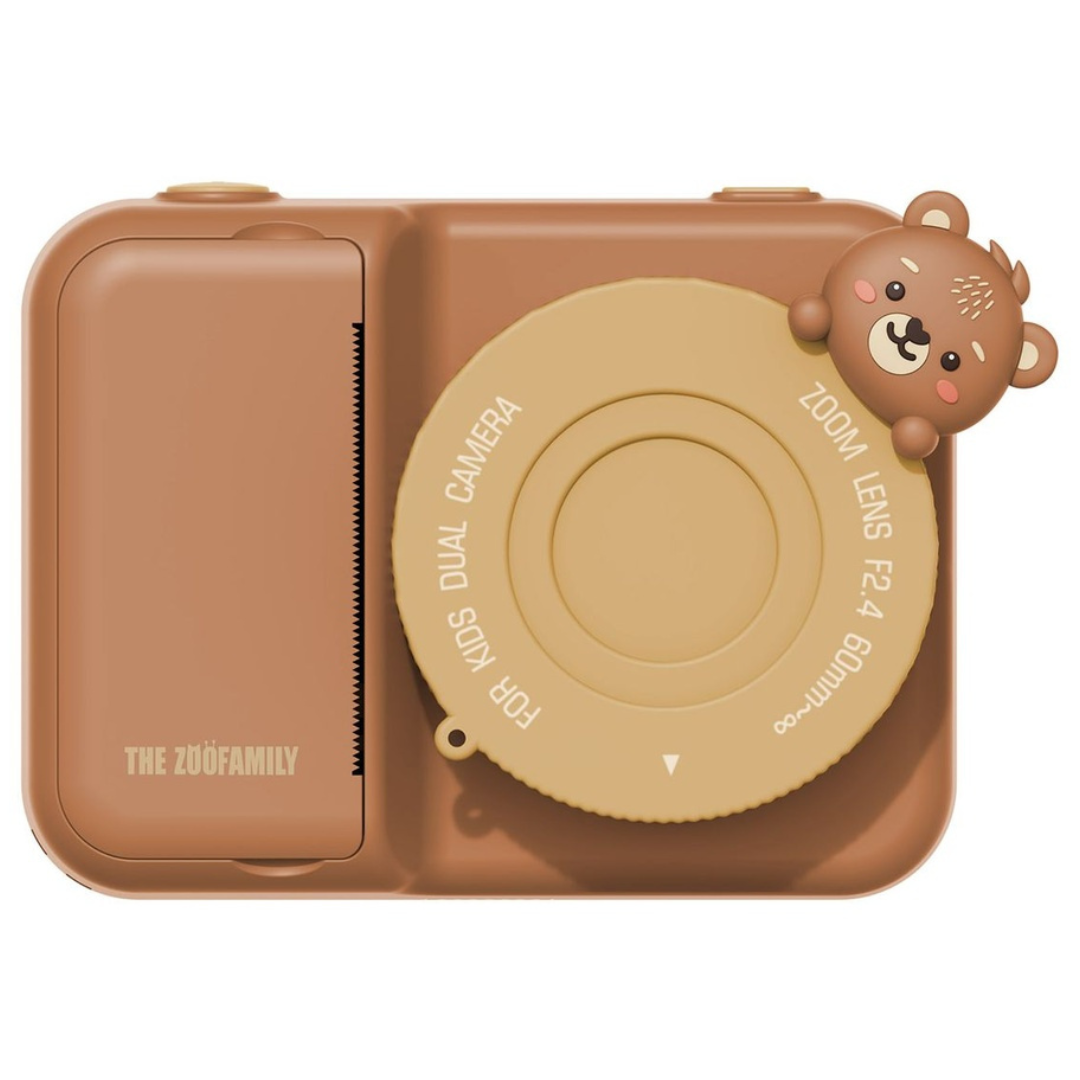 Cámara digital con impresión ZOO PRINT · oso