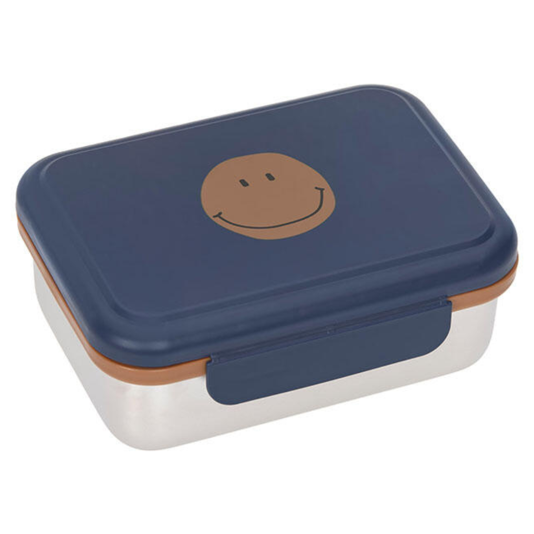 Fiambrera acero inoxidable Lässig · smile navy