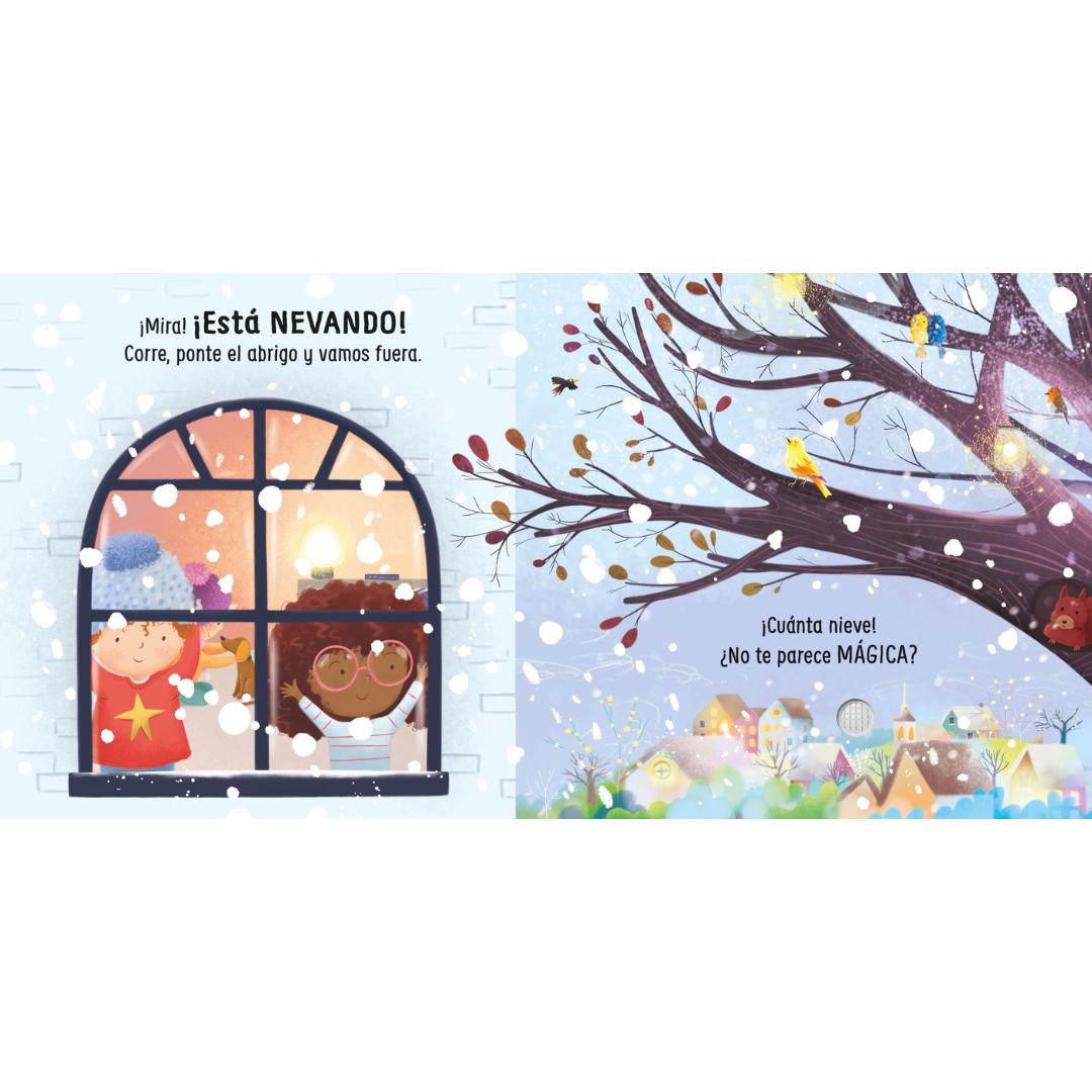 Un día de nieve ¡con luces y sonidos!