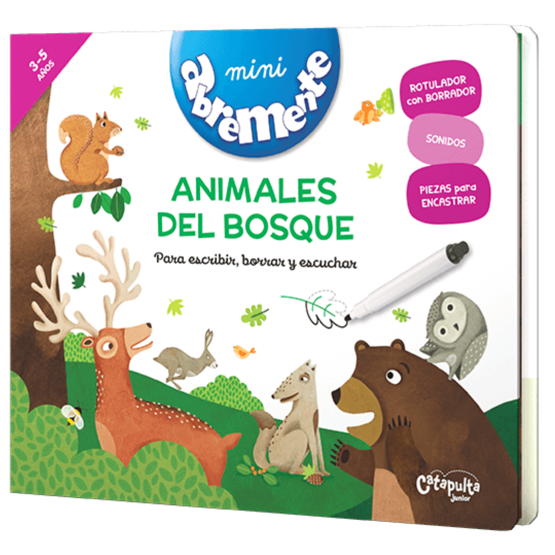 Mini abremente: animales del bosque