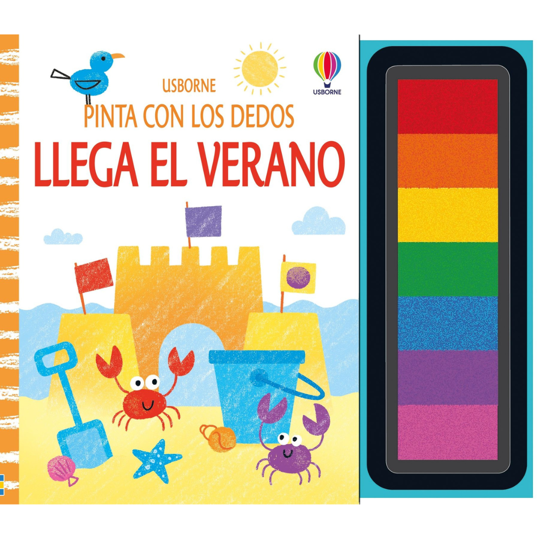 Pinta con los dedos · llega el verano