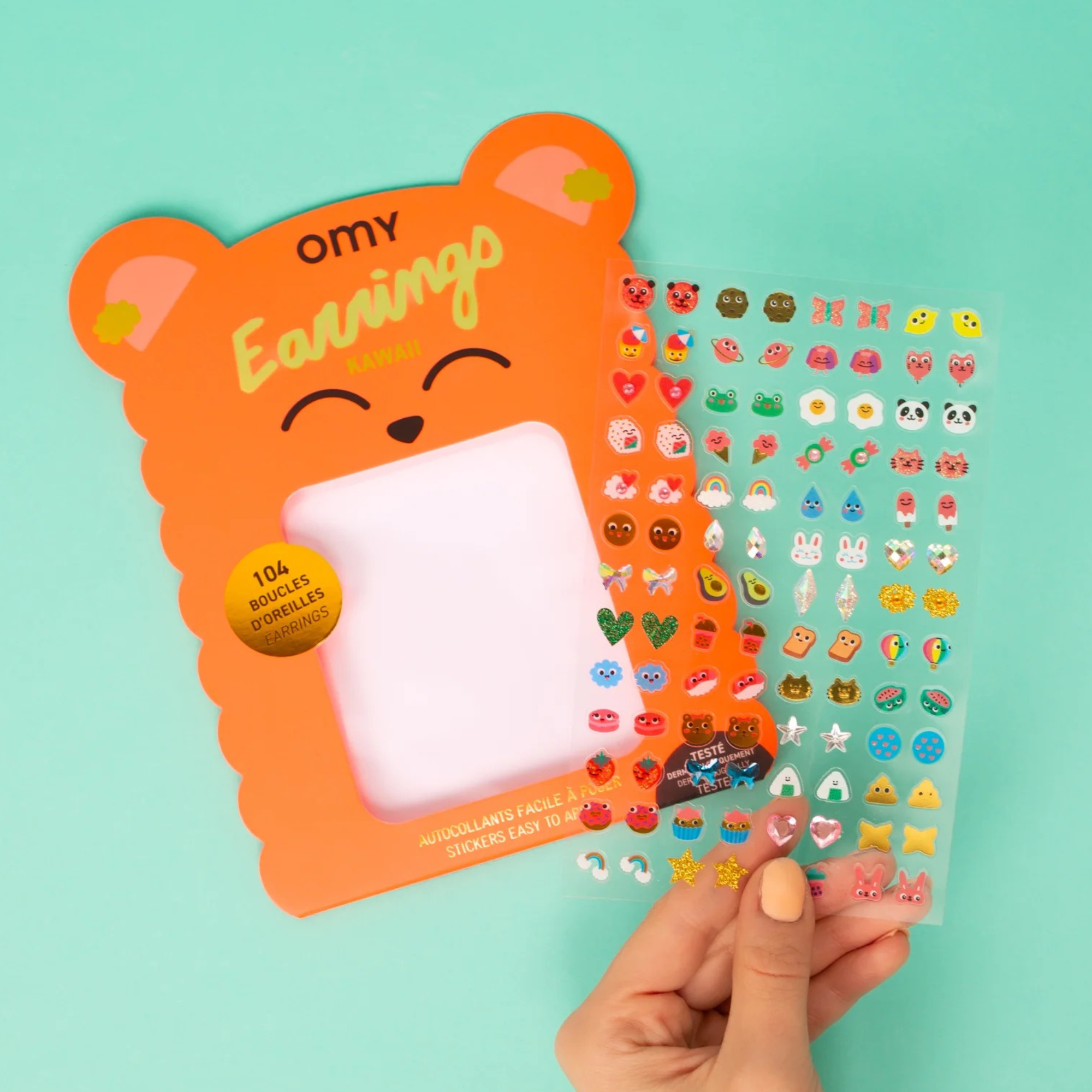 Pegatinas para las orejas OMY · Kawaii