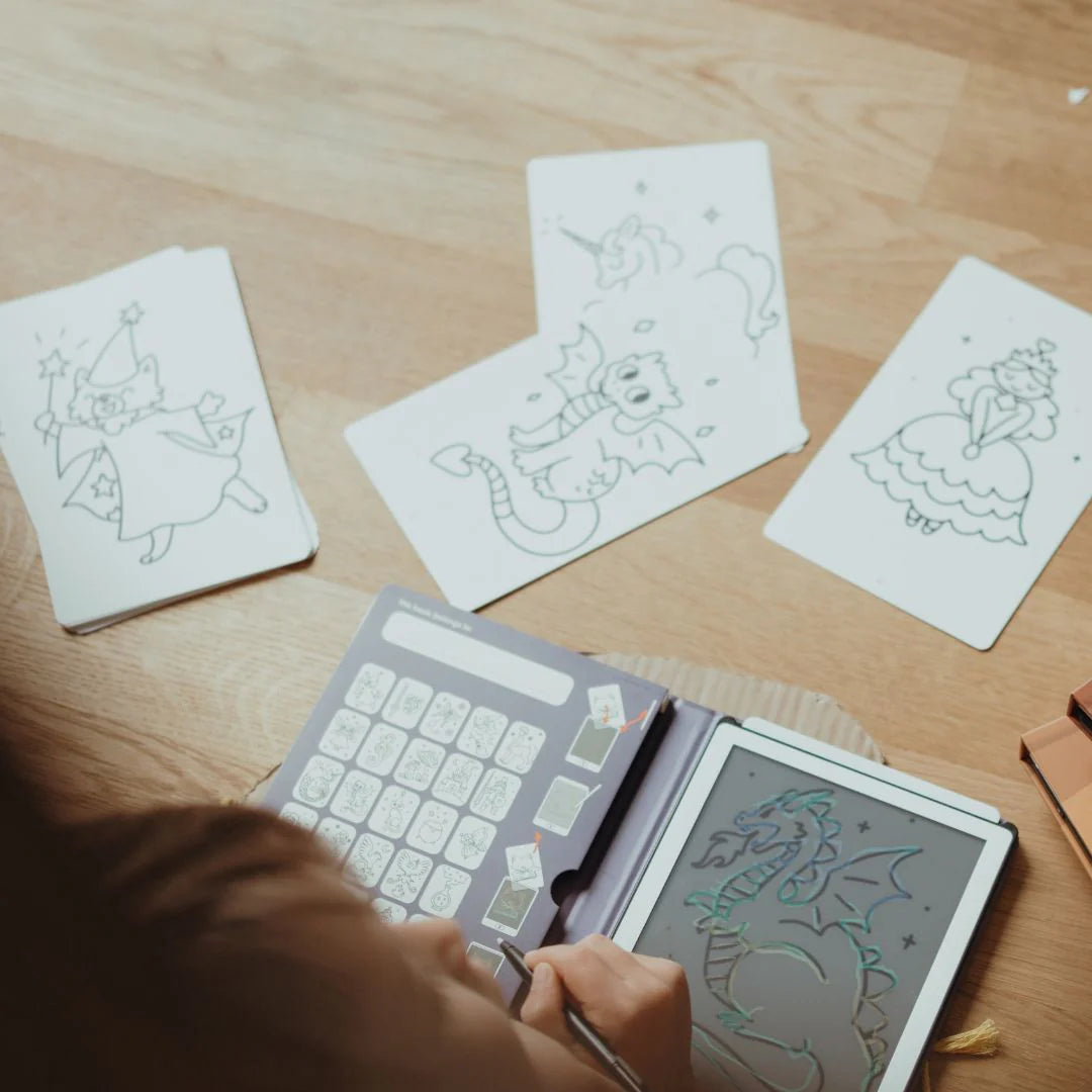 Plantillas para KIDYDRAW MINI · animales y cuentos