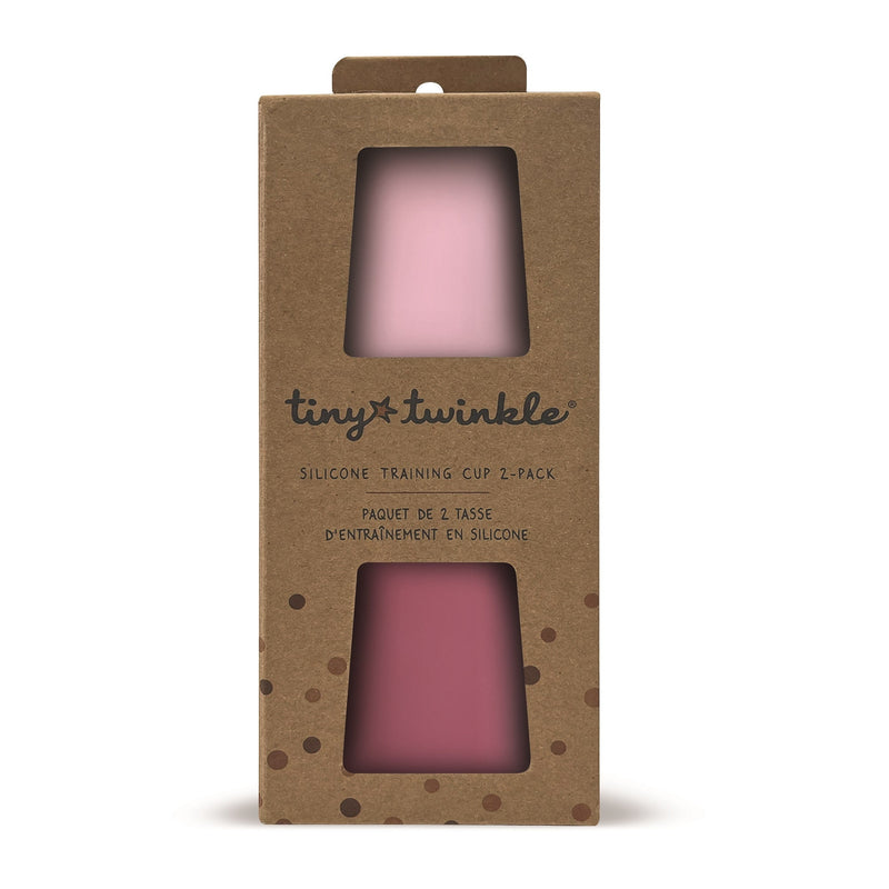 2 Vasos de aprendizaje Tiny Twinkle · Rosa - Burdeos - La Chata Merengüela