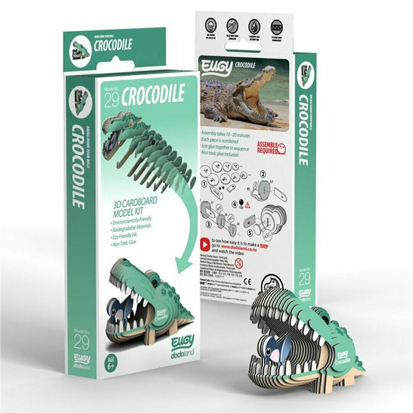 Kit MiniPuzzle 3D DodoLand · Cocodrilo