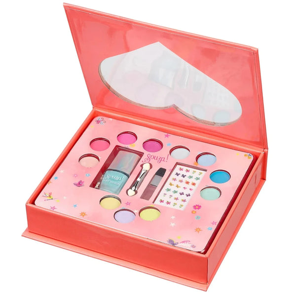 Caja de maquillaje corazón