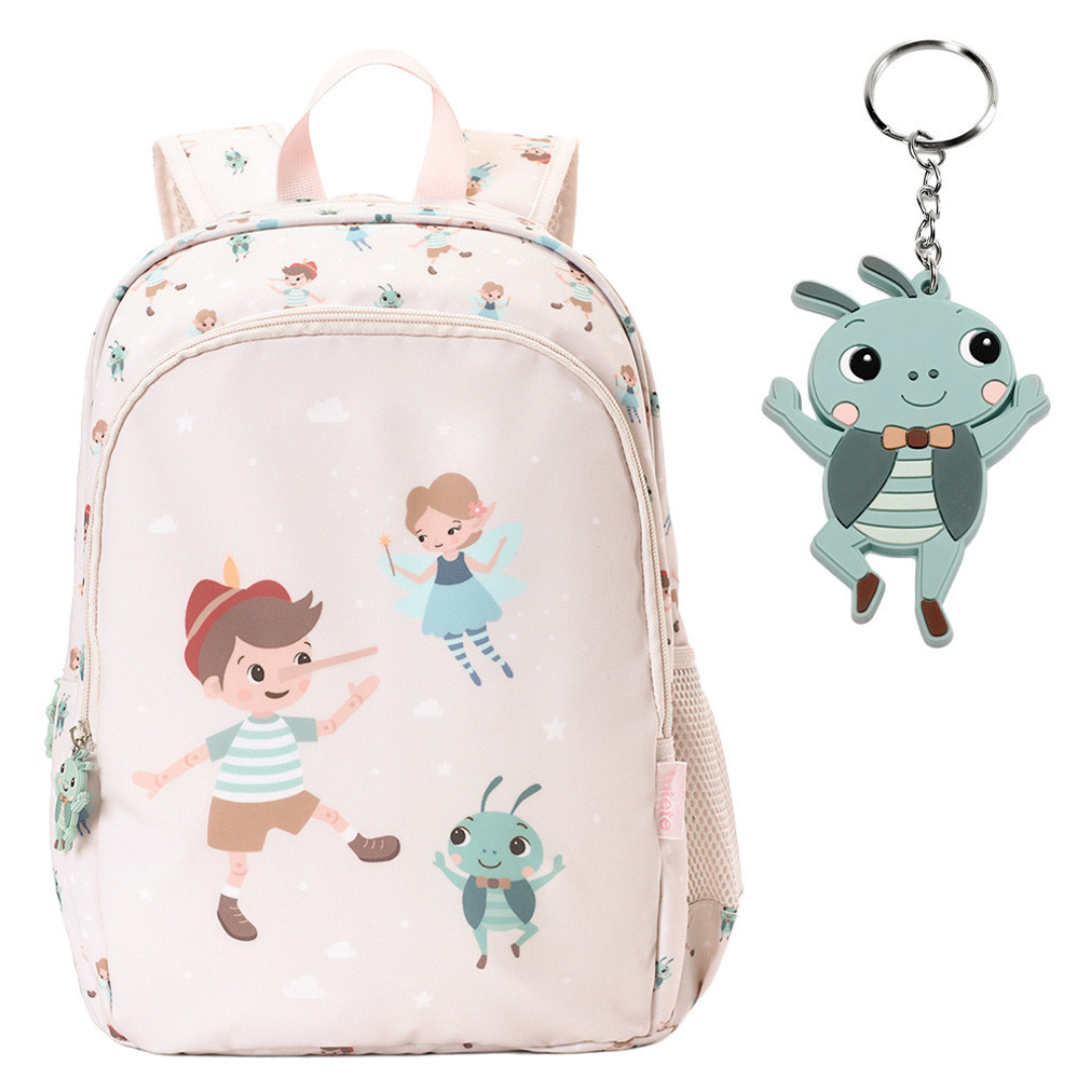 Mochila TUTETE mediana con llavero personalizable · wooden boy