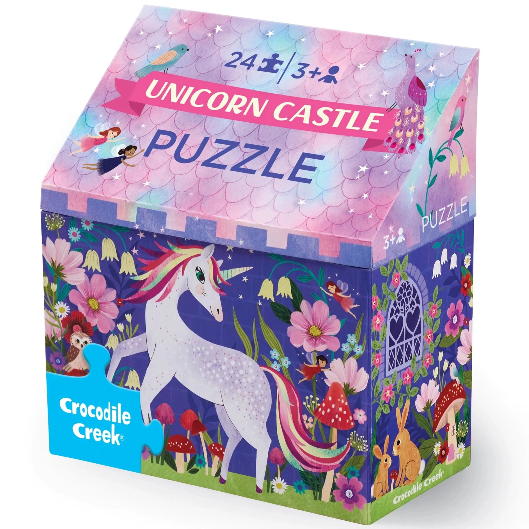 Puzzle el castillo de los unicornios: 24 piezas