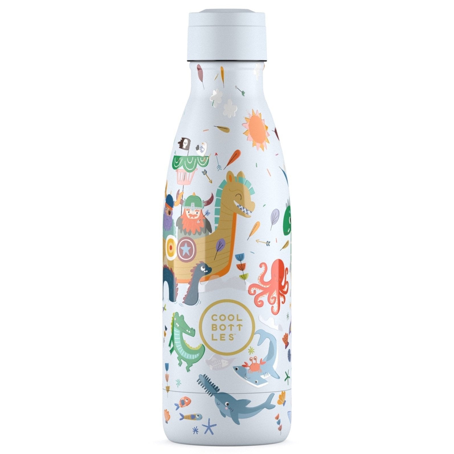 Botella de acero con pajita 350 ml. · Brave Vikings