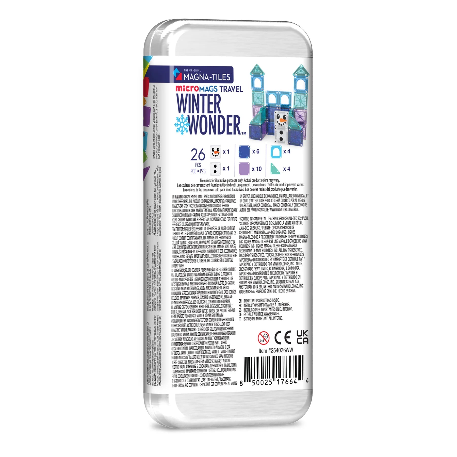 MAGNA-T microMAGS winter TRAVEL SET