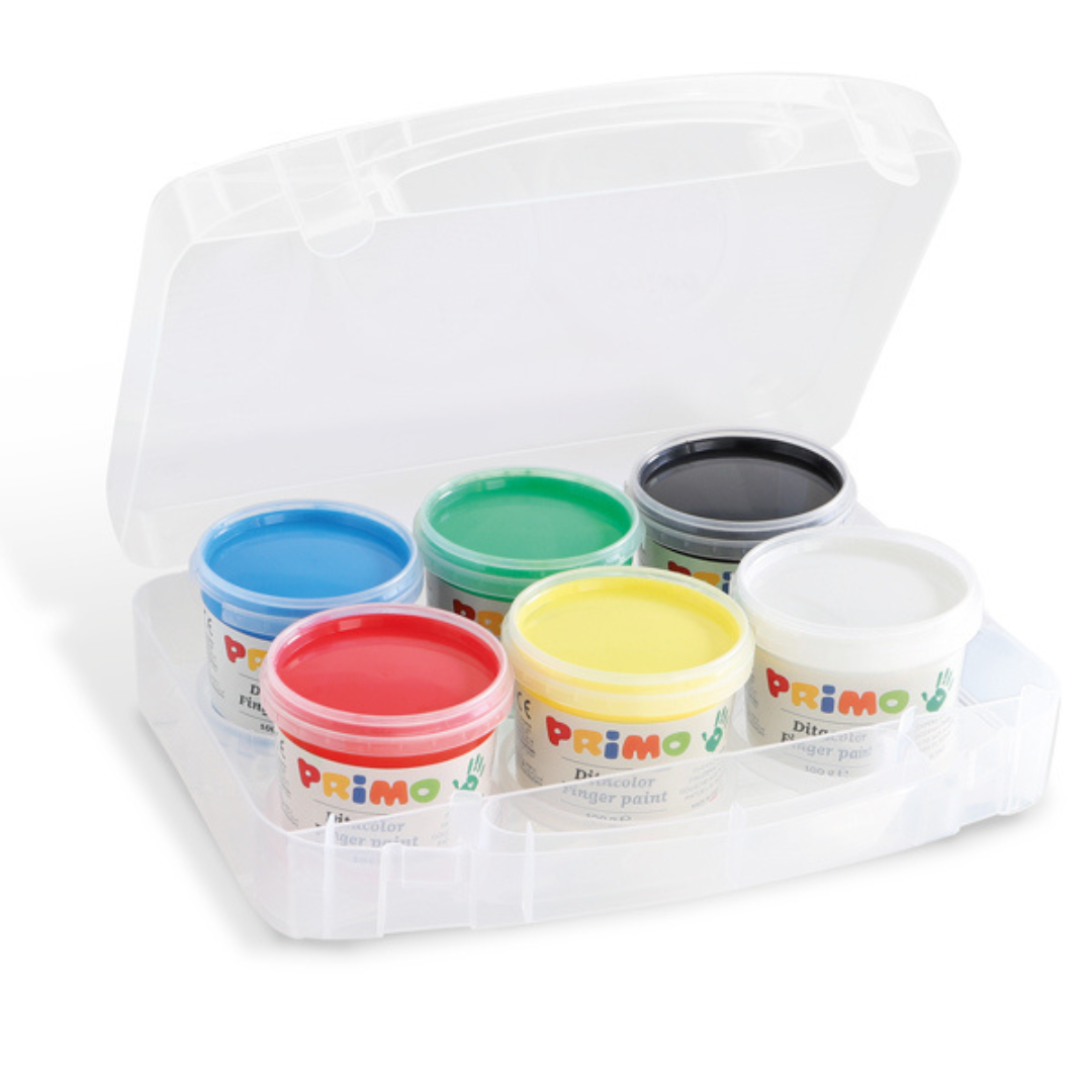 Pintura de dedos PRIMO · 6 colores