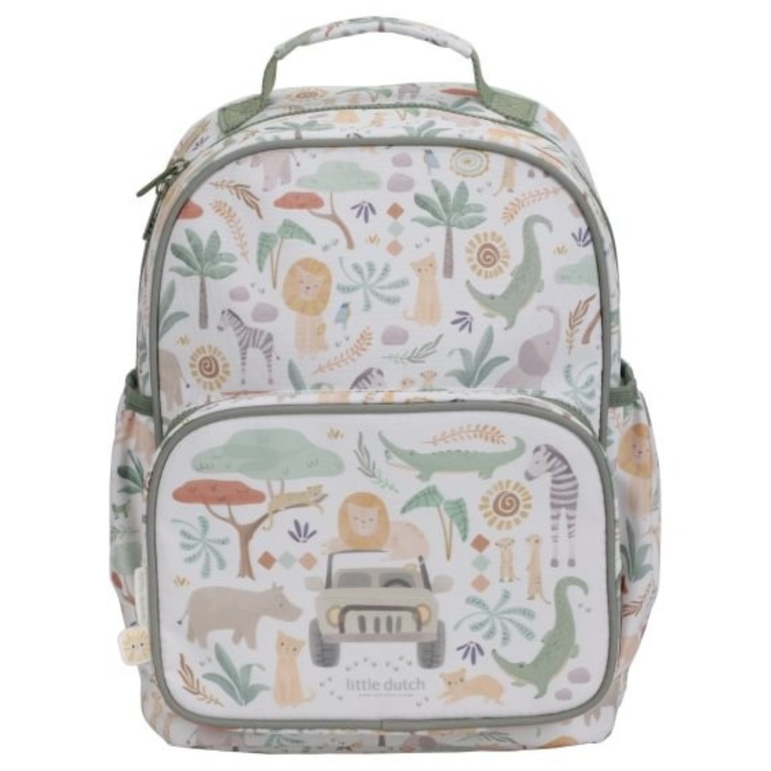 Mochila grande LITTLE DUTCH · safary friends