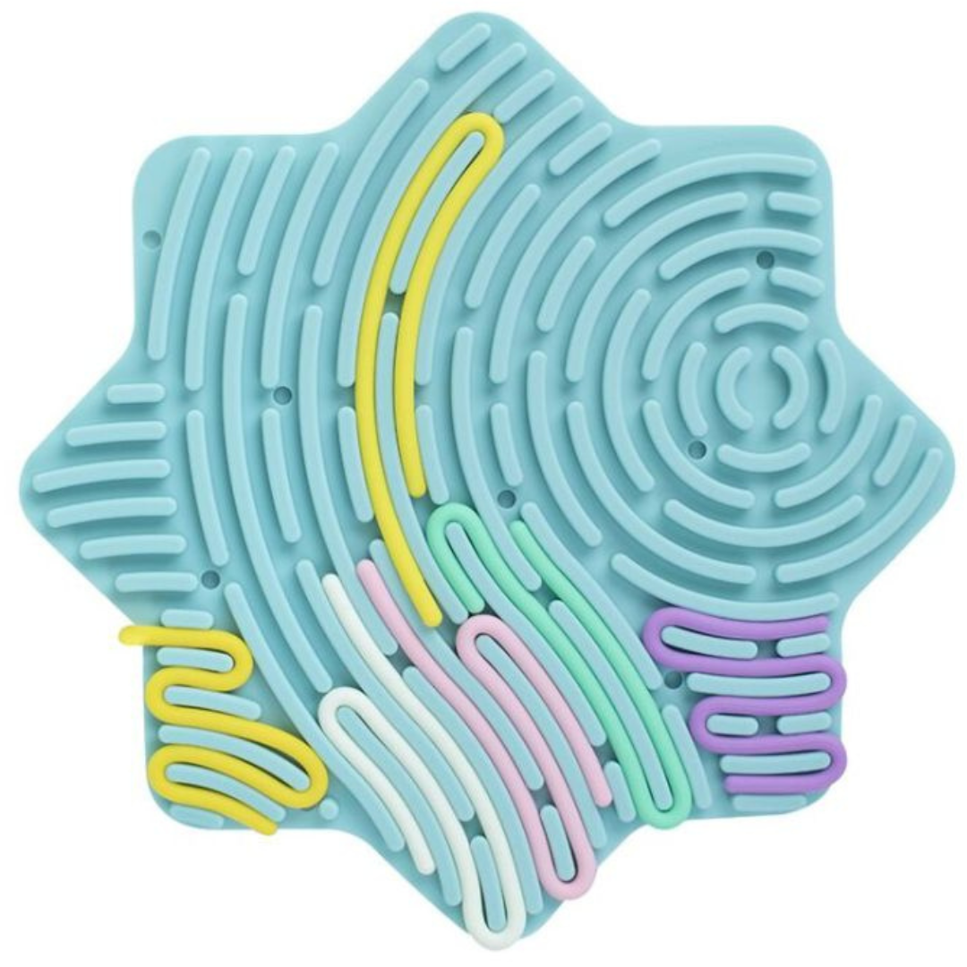 Puzzle sensorial de silicona FLEXHETTI · estrella