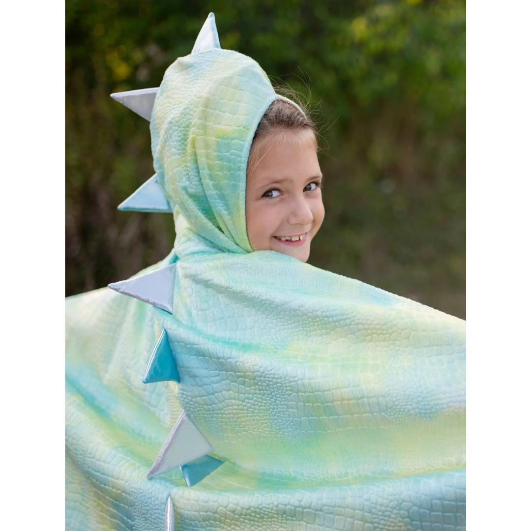 Capa reversible de unicornio y dragón arcoíris