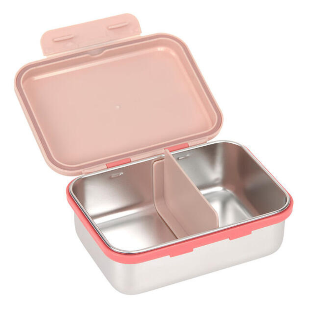 Fiambrera acero inoxidable Lässig · explorer pink