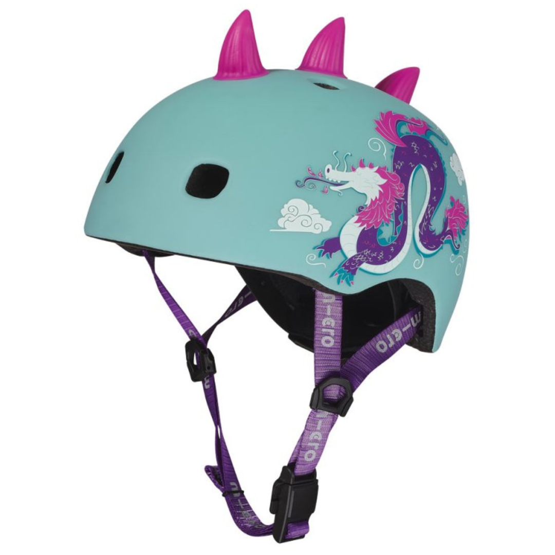 Casco infantil MICRO · dragón 3D