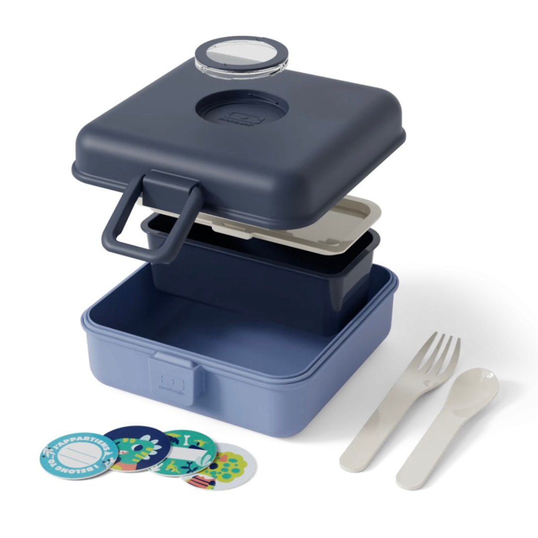 Fiambrera MONBENTO snacky · azul