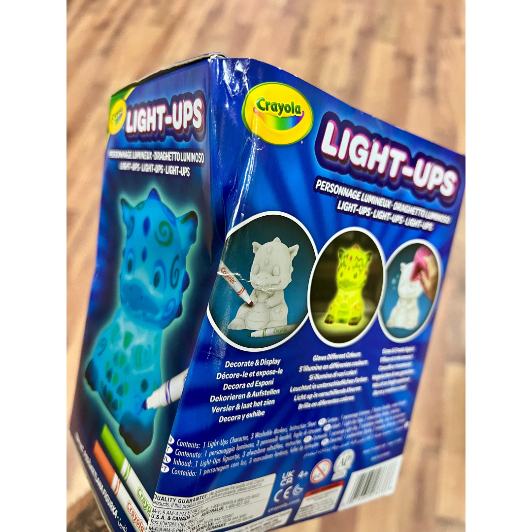 ¡CAJA DAÑADA! Colorea tu luz quitamiedos · dragón