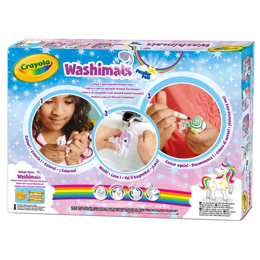Washimals para colorear animales fantásticos
