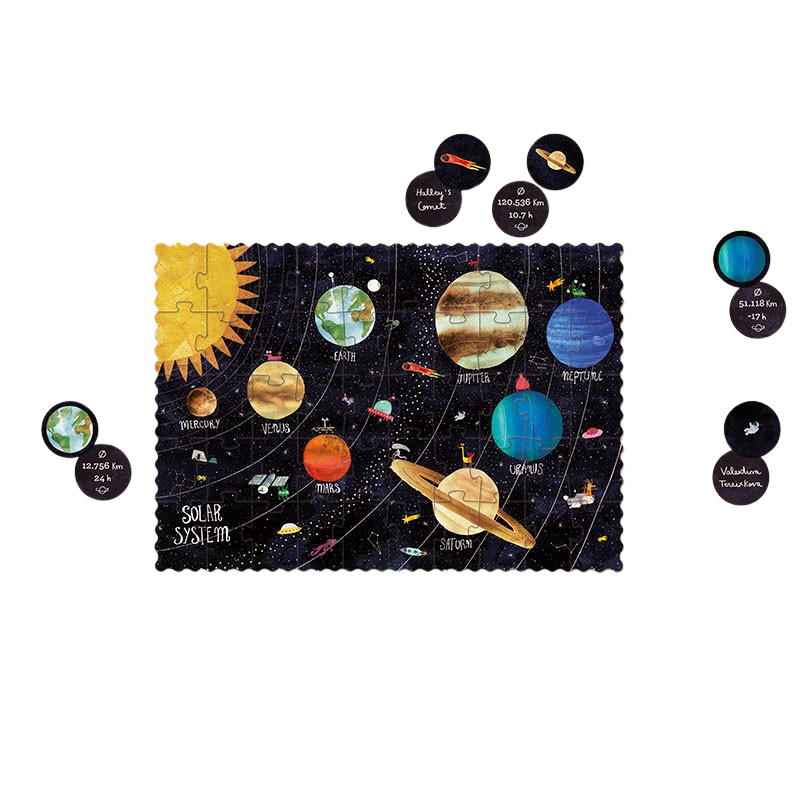 Puzzle tiny planets · 50 piezas