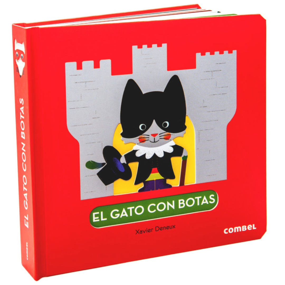 El gato con botas ¡en relieve!