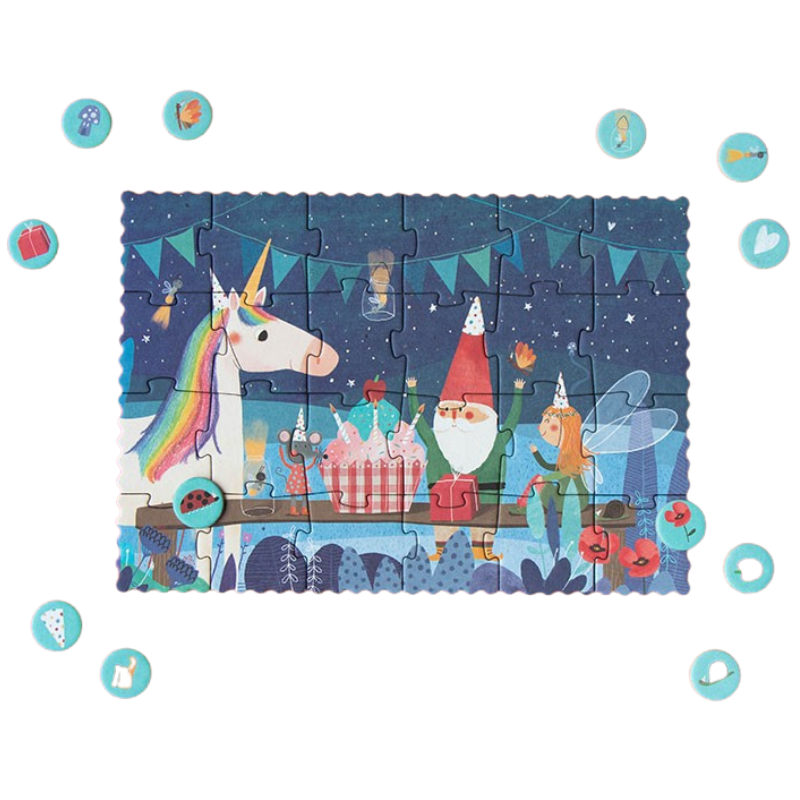 Puzzle tiny unicorn · 24 piezas