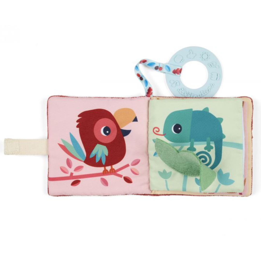 Minilibro de tela con mordedor · Jack