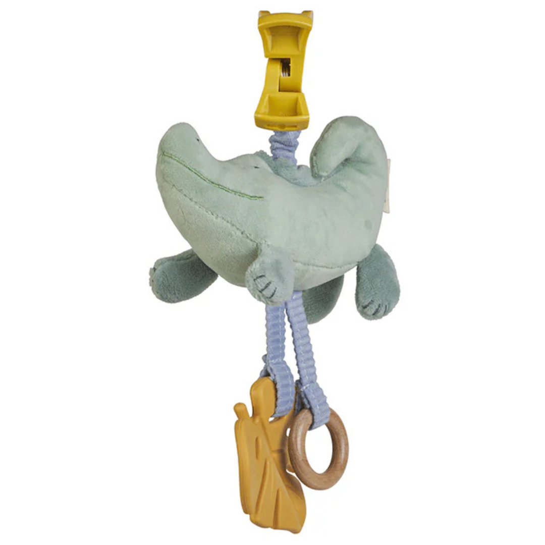 Sonajero con aro de madera JUNGLE PARTY · crocodrile