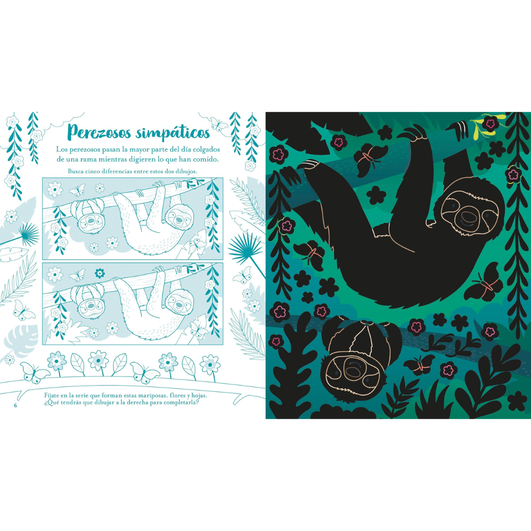 Rasca-rasca con actividades: animales