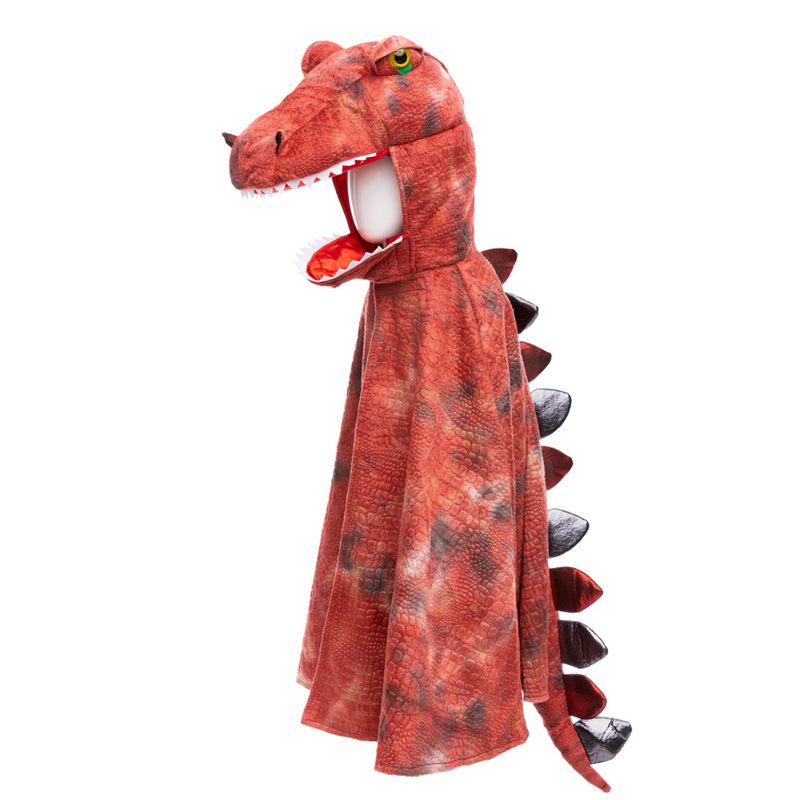 Capa Grandasaurus T-Rex rojo · 5-6 años