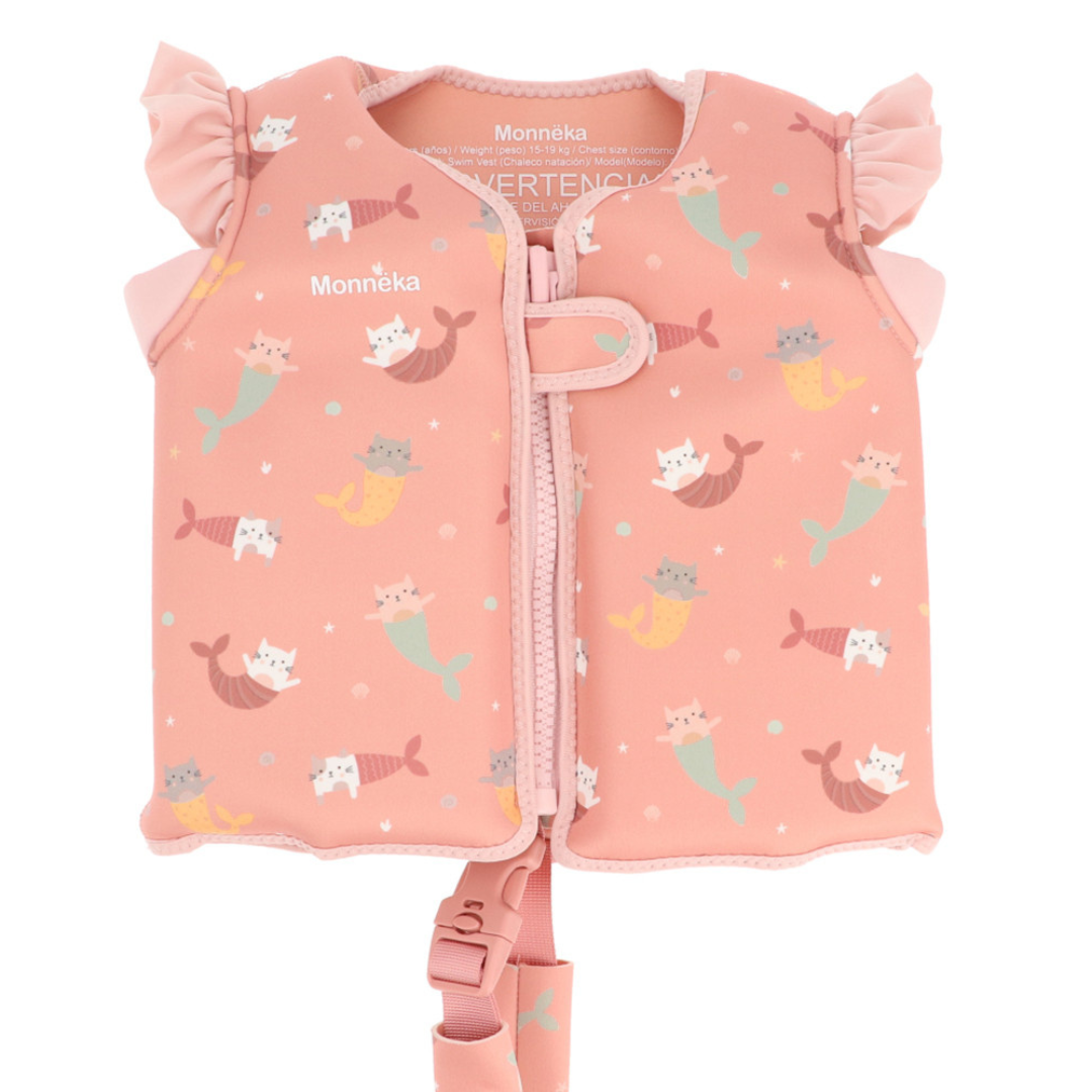 Chaleco flotador de aprendizaje MONNËKA · mermaid cats