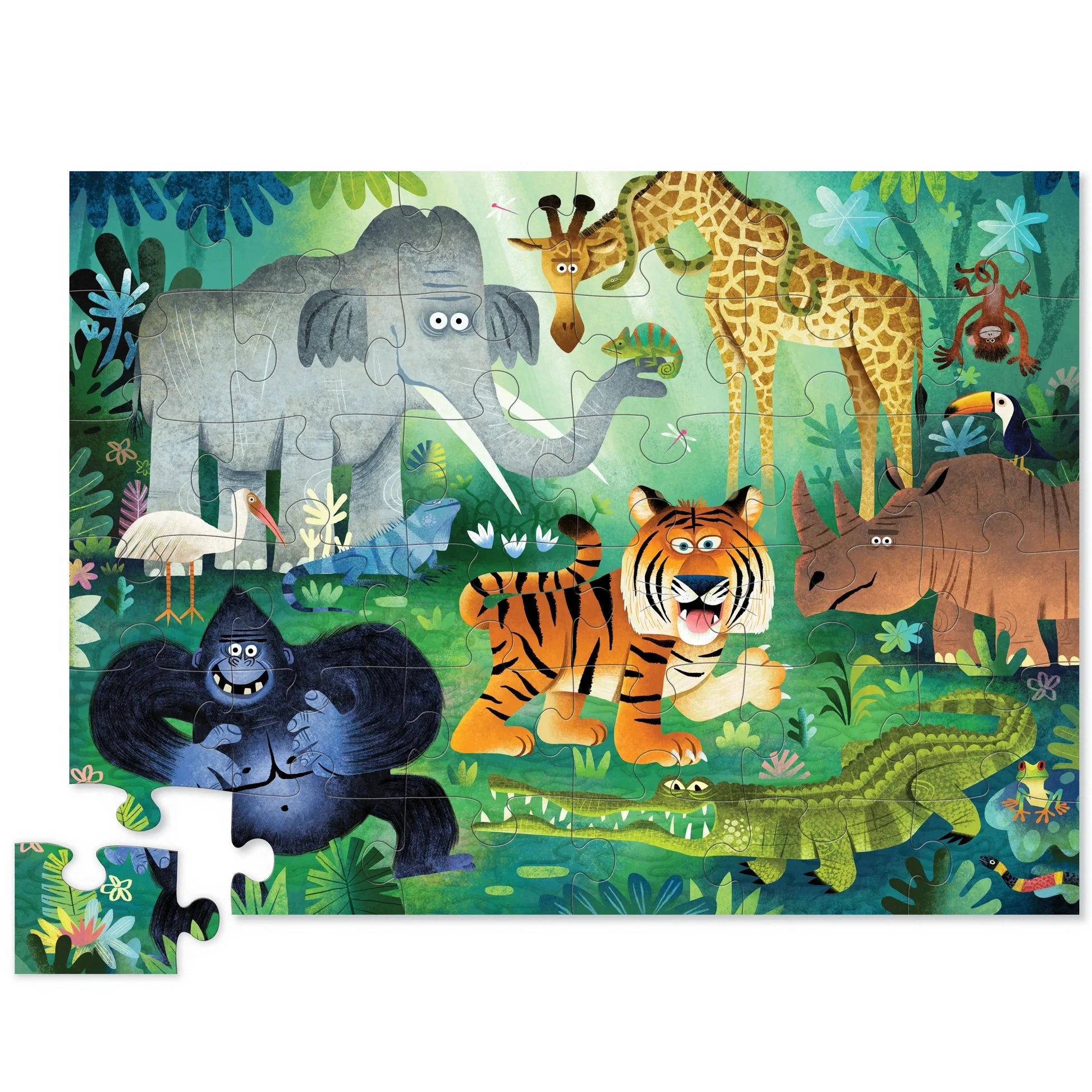 Puzzle MAXI animales salvajes: 36 piezas